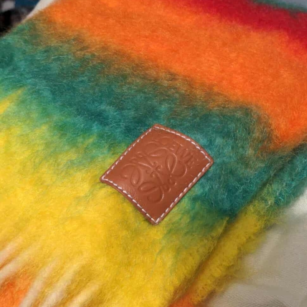 Loewe Multicolor Gradient Scarf - image 1